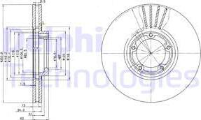 Delphi BG3365 - Əyləc Diski furqanavto.az