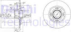 Delphi BG3360 - Əyləc Diski furqanavto.az