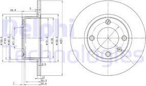 Delphi BG3367 - Əyləc Diski furqanavto.az