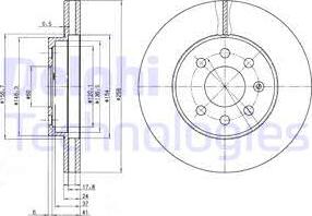 Delphi BG3334 - Əyləc Diski furqanavto.az