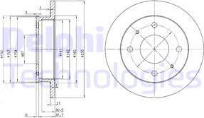 Delphi BG3337 - Əyləc Diski furqanavto.az