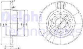 Delphi BG3268 - Əyləc Diski furqanavto.az