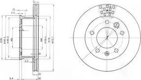 Delphi BG3236C - Əyləc Diski furqanavto.az