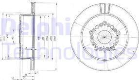 Delphi BG3230 - Əyləc Diski furqanavto.az