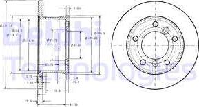 Delphi BG3237C - Əyləc Diski furqanavto.az