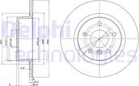 Delphi BG3227C - Əyləc Diski furqanavto.az