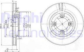 Delphi BG3272 - Əyləc Diski furqanavto.az