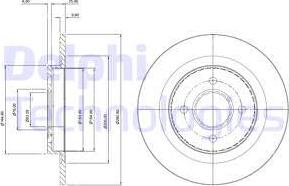 Delphi BG3743 - Əyləc Diski furqanavto.az