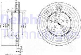 Delphi BG3755C - Əyləc Diski furqanavto.az