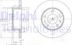 Delphi BG3751 - Əyləc Diski furqanavto.az