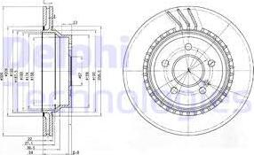 Delphi BG3758 - Əyləc Diski furqanavto.az