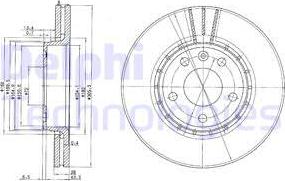 Delphi BG3768C - Əyləc Diski furqanavto.az