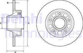 Delphi BG3767 - Əyləc Diski furqanavto.az