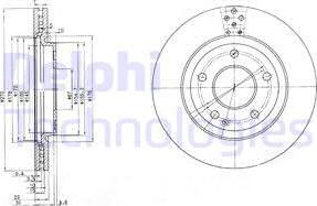 Delphi BG3709 - Əyləc Diski furqanavto.az