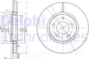 Delphi BG3716 - Əyləc Diski furqanavto.az