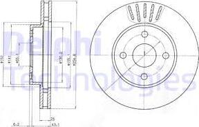 Delphi BG3781 - Əyləc Diski furqanavto.az