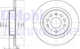 Delphi BG3731C - Əyləc Diski furqanavto.az