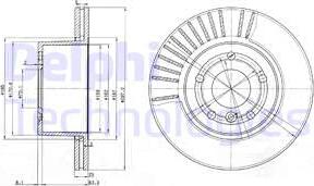 Delphi BG3737C - Əyləc Diski furqanavto.az