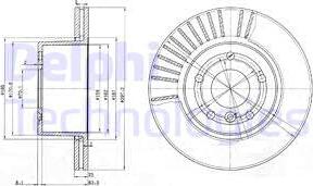 Delphi BG3737 - Əyləc Diski furqanavto.az