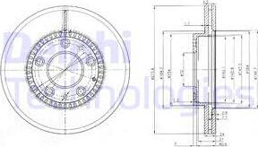 Delphi BG3724 - Əyləc Diski furqanavto.az