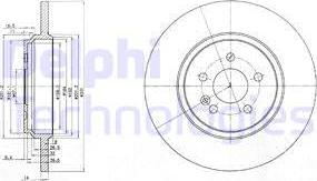 Delphi BG3728 - Əyləc Diski furqanavto.az