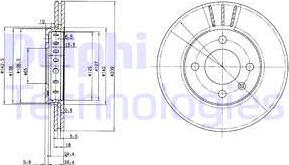 Delphi BG2982C - Əyləc Diski furqanavto.az