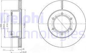 Delphi BG2495 - Əyləc Diski furqanavto.az