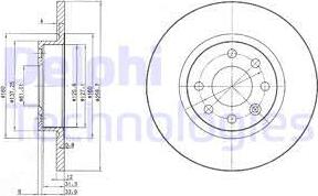 Delphi BG2496 - Əyləc Diski furqanavto.az