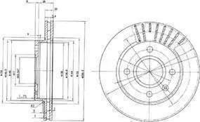 BOSCH 986478502 - Əyləc Diski furqanavto.az