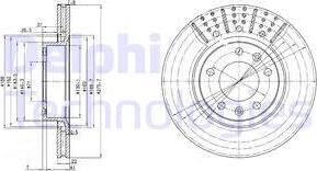 Delphi BG2460 - Əyləc Diski furqanavto.az