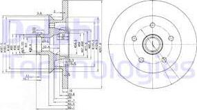 Delphi BG2468 - Əyləc Diski furqanavto.az