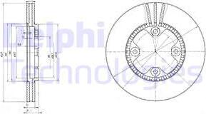 Delphi BG2404 - Əyləc Diski furqanavto.az