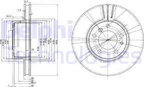 Delphi BG2434 - Əyləc Diski furqanavto.az