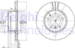 Delphi BG2433 - Əyləc Diski furqanavto.az