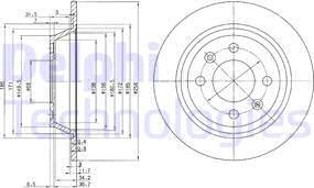 Delphi BG2420C - Əyləc Diski furqanavto.az