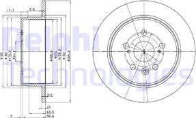 Delphi BG2594 - Əyləc Diski furqanavto.az