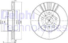 Delphi BG2596 - Əyləc Diski furqanavto.az