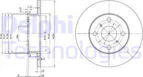 Delphi BG2597 - Əyləc Diski furqanavto.az