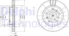 Delphi BG2547 - Əyləc Diski furqanavto.az