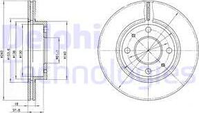 Delphi BG2565 - Əyləc Diski furqanavto.az