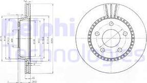 Delphi BG2519 - Əyləc Diski furqanavto.az