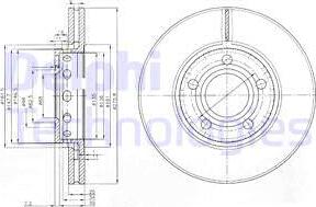 Delphi BG2518 - Əyləc Diski furqanavto.az