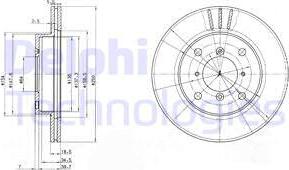 Delphi BG2583 - Əyləc Diski furqanavto.az