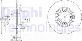 Delphi BG2533 - Əyləc Diski furqanavto.az