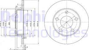 Delphi BG2520 - Əyləc Diski furqanavto.az