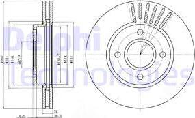 Delphi BG2699 - Əyləc Diski furqanavto.az