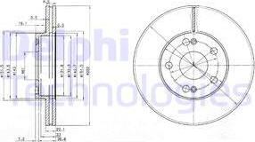 Delphi BG2695 - Əyləc Diski furqanavto.az