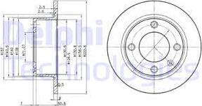 Delphi BG2691 - Əyləc Diski furqanavto.az