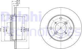 Delphi BG2646 - Əyləc Diski furqanavto.az