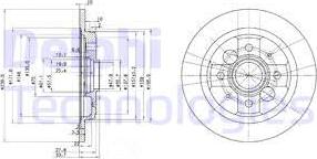 Delphi BG2667 - Əyləc Diski furqanavto.az